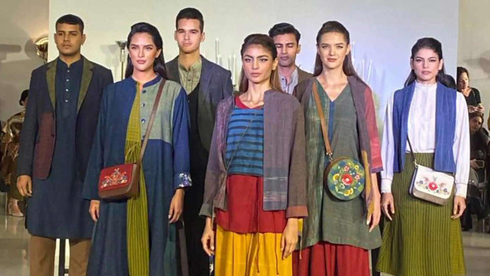 A sustainable fashion show- tribute to India and Sweden’s mutual interest in sustainable fashion. - KLOTHEN