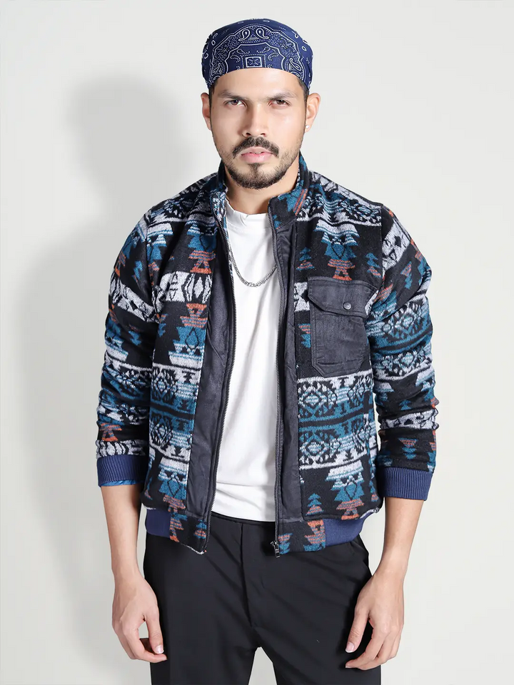 Men's Trendy Pendleton Casual Bomber - KLOTHEN