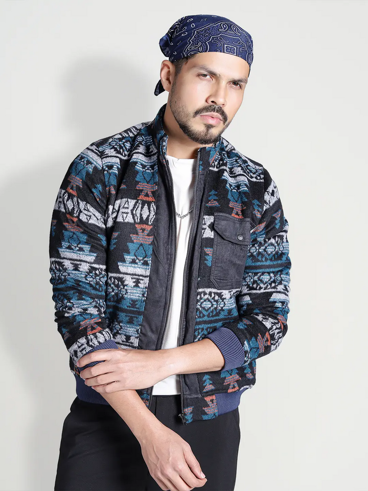 Men's Trendy Pendleton Casual Bomber - KLOTHEN