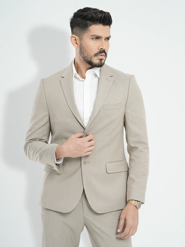 Beige Cream Men's Blazer