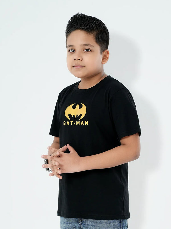 Boys Batman Printed T-shirt