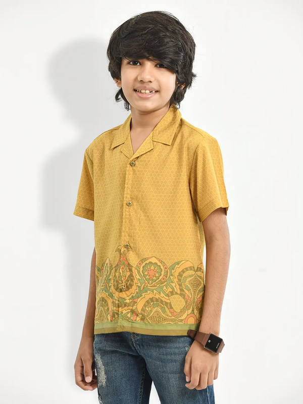 Boys Camp Collar Shirt - KLOTHEN