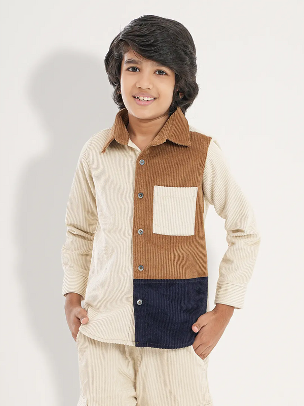 Boys Cut & Sue Cordroy Shirt - KLOTHEN