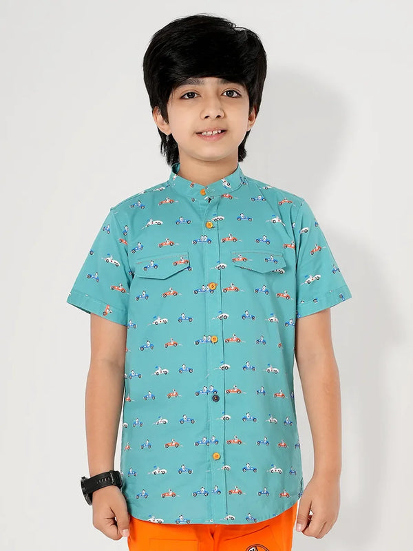 Car Lover Boys Casual Shirt | Boys Shirt | KLOTHEN