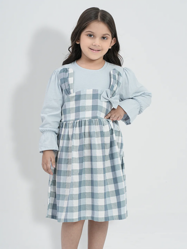 Girl's Tartan Frock - KLOTHEN