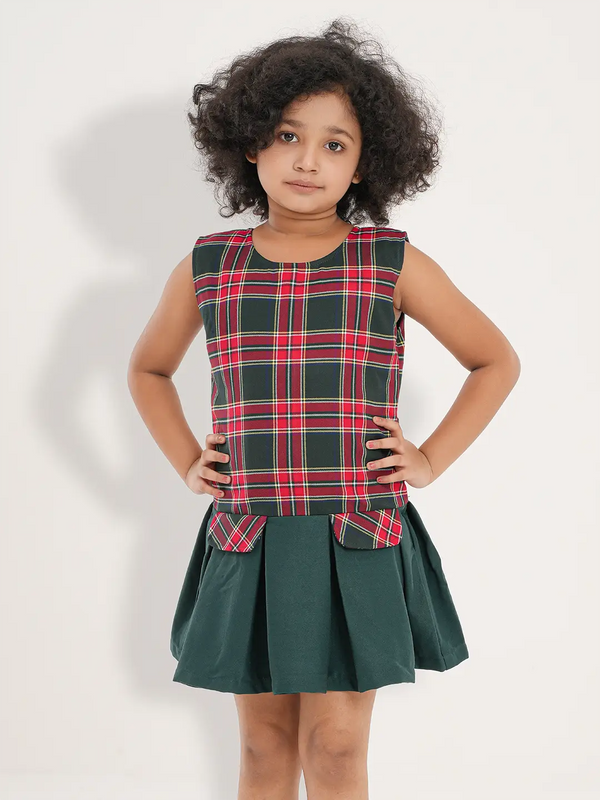 Girl's Tartan Frock - KLOTHEN