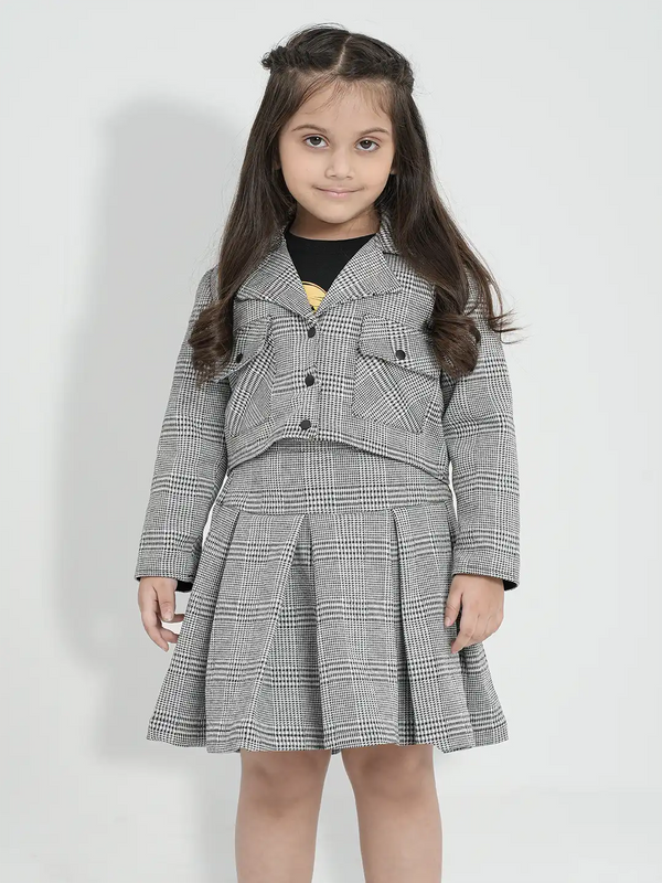 Girls Formal Skirt-Top Set