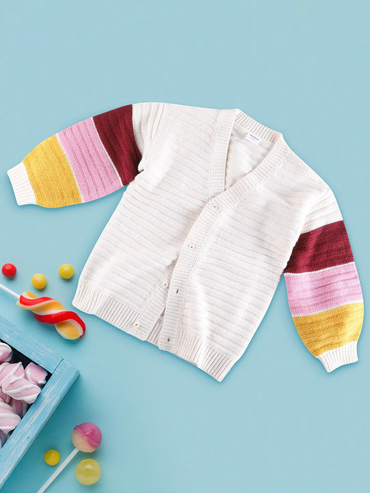 Girls Full Sleeve Cardigan | Cardigan | Klothen