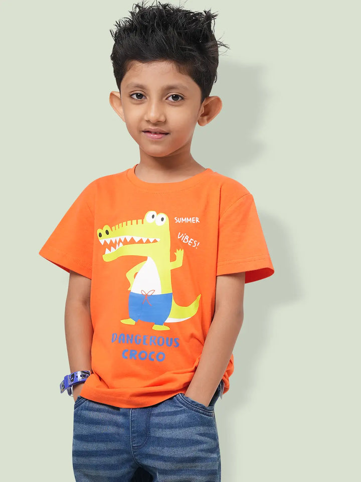 Orange Boy's T-Shirt