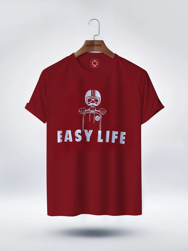 Men's Easy Life Printed  T-shirt