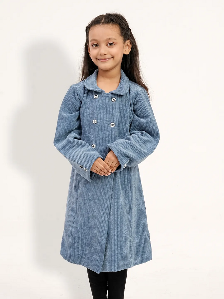 Girls Winter Long Jacket | Girls Tops | KLOTHEN