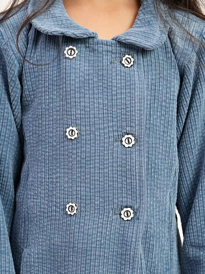 Girls Winter Long Jacket | Girls Tops | KLOTHEN