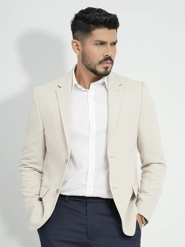 Light Cream Men's Blazer