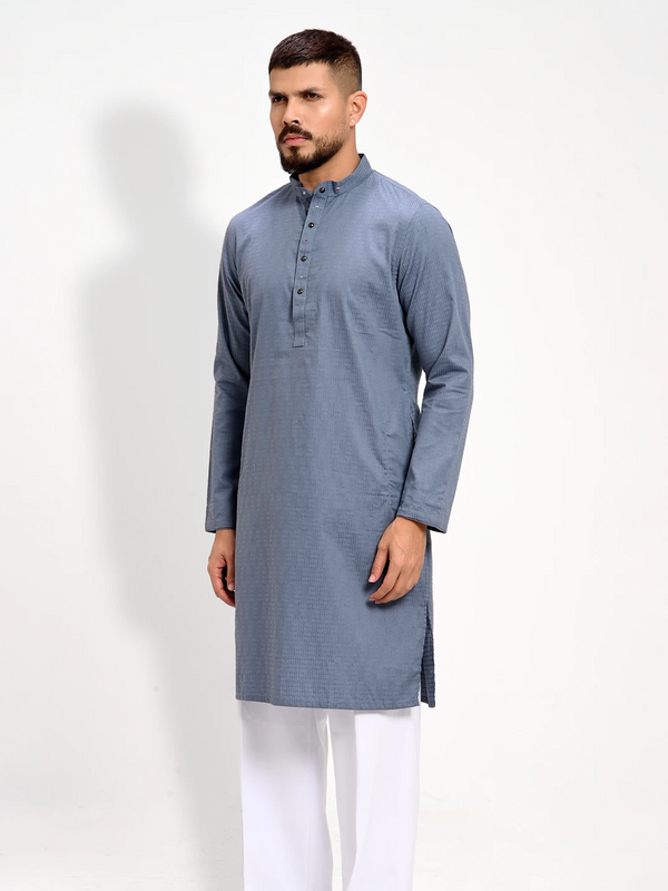 Mena'S Essential Cotton Fabric Regular Fit Panjabi