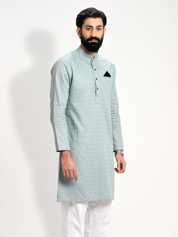 Mena'S Essential Cotton Fabric Regular Fit Panjbai With Pocket