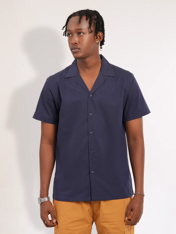Men's Camp Collar Casual short Sleeve Shirt | Half Sleeve Casual Shirt | KLOTHEN
