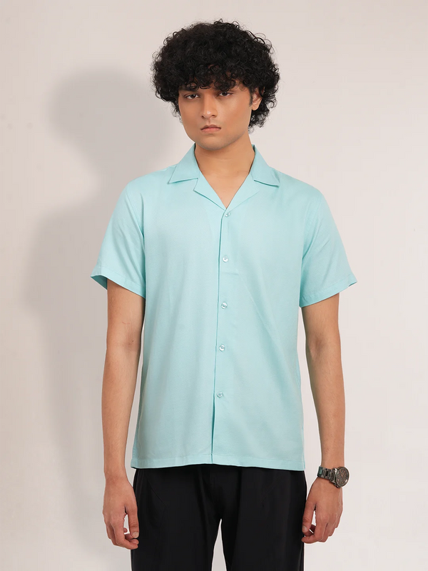 Men's Camp Collar Casual short Sleeve Shirt | Half Sleeve Casual Shirt | KLOTHEN