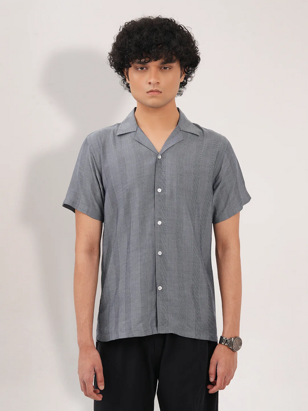 Men's Camp Collar Casual short Sleeve Shirt | Half Sleeve Casual Shirt | KLOTHEN