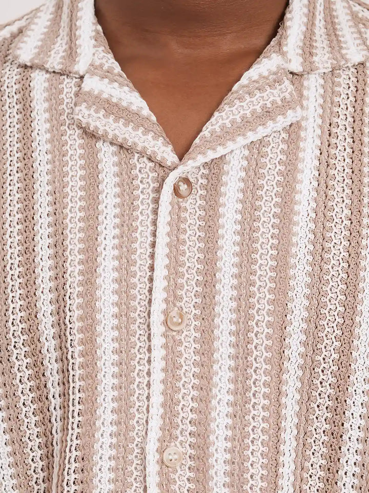 Men's Camp Collar Casual short Sleeve Shirt | Half Sleeve Casual Shirt | KLOTHEN