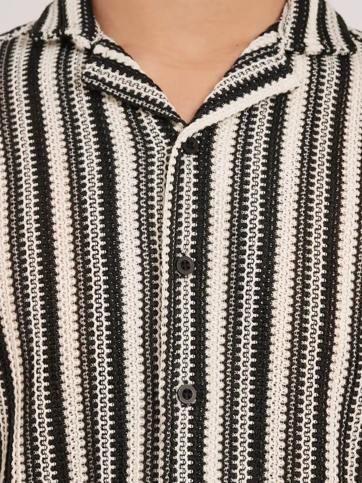 Men's Camp Collar Casual short Sleeve Shirt | Half Sleeve Casual Shirt | KLOTHEN