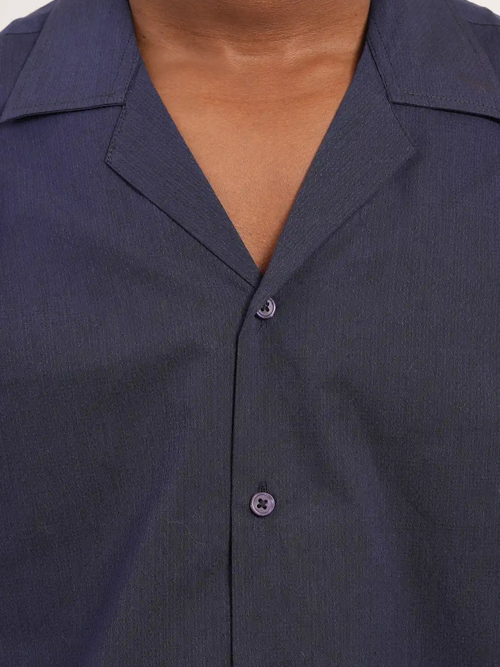 Men's Camp Collar Casual short Sleeve Shirt | Half Sleeve Casual Shirt | KLOTHEN