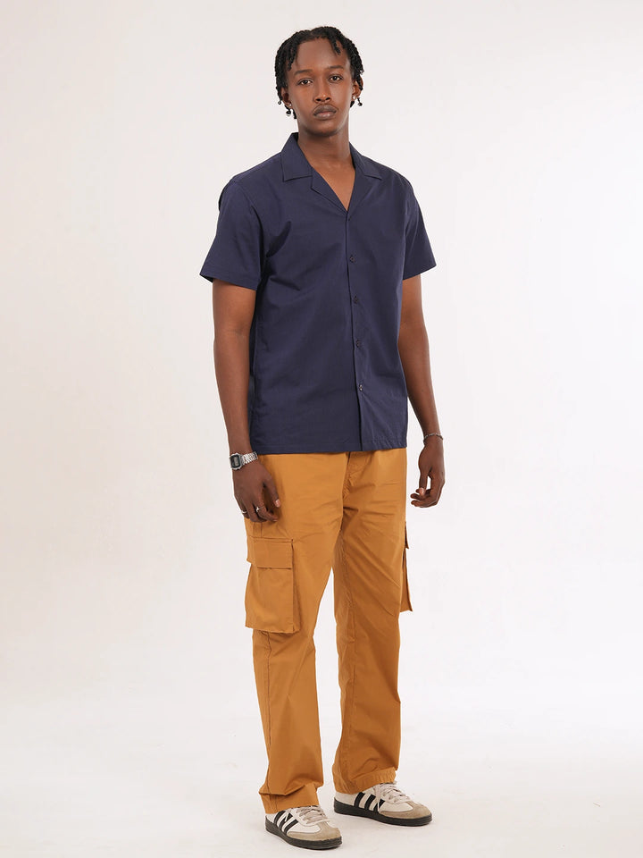 Men's Camp Collar Casual short Sleeve Shirt | Half Sleeve Casual Shirt | KLOTHEN