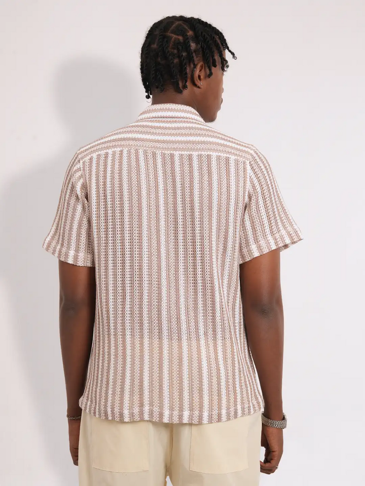 Men's Camp Collar Casual short Sleeve Shirt | Half Sleeve Casual Shirt | KLOTHEN