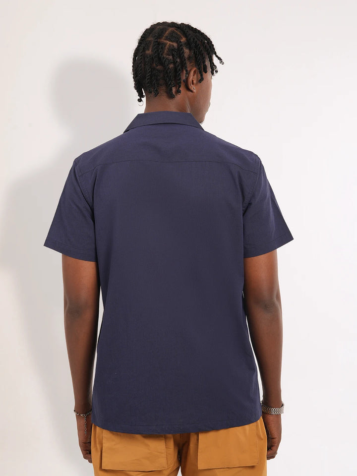 Men's Camp Collar Casual short Sleeve Shirt | Half Sleeve Casual Shirt | KLOTHEN