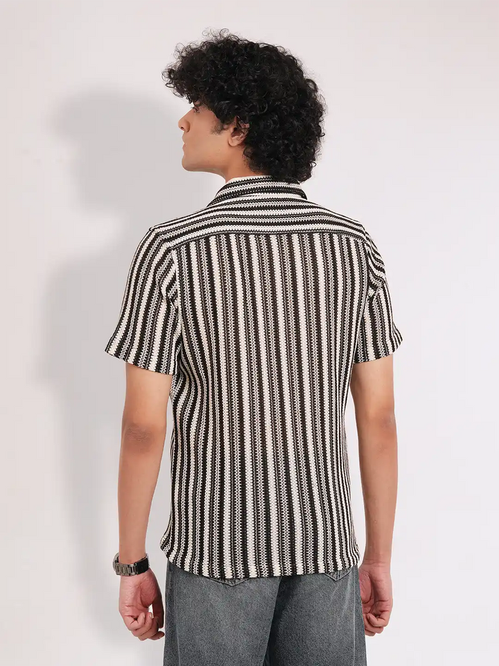 Men's Camp Collar Casual short Sleeve Shirt | Half Sleeve Casual Shirt | KLOTHEN