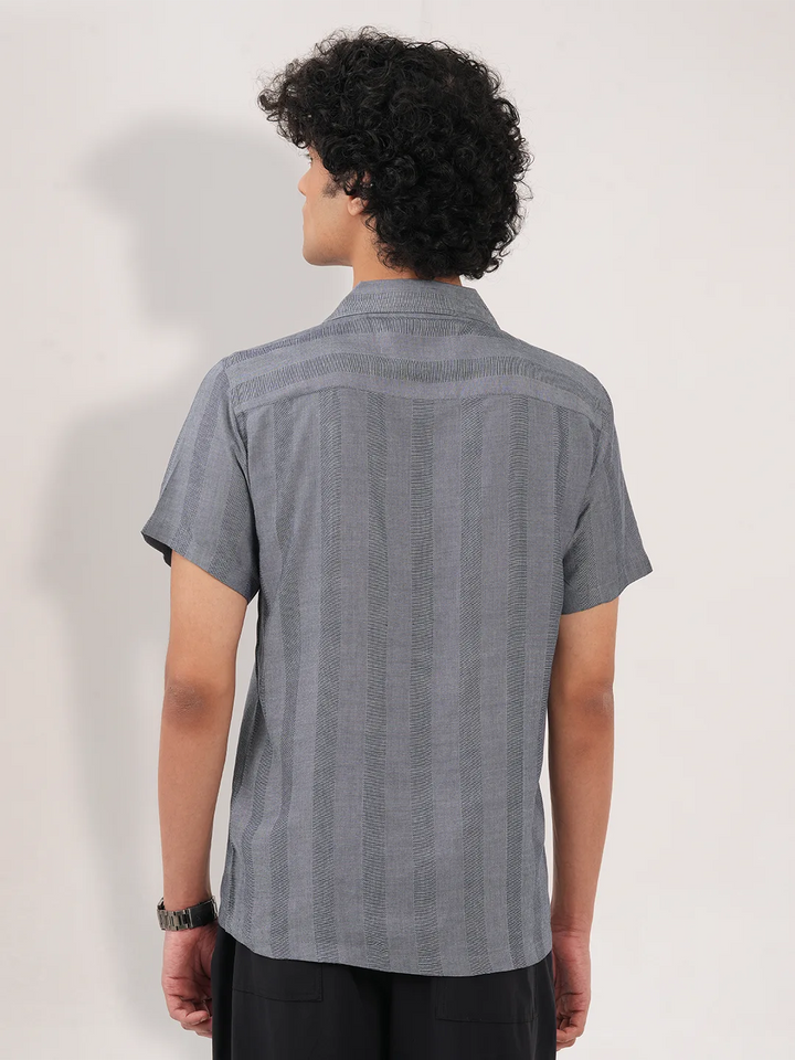 Men's Camp Collar Casual short Sleeve Shirt | Half Sleeve Casual Shirt | KLOTHEN