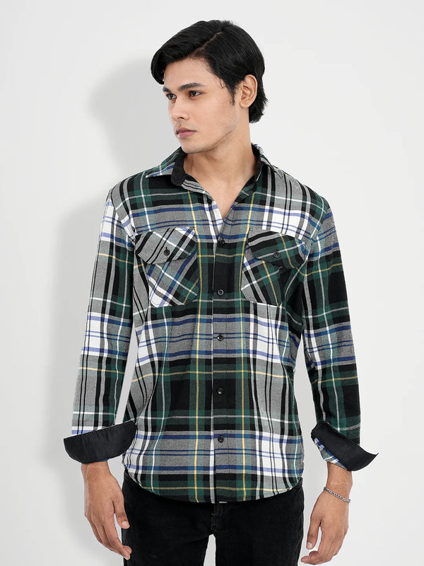 Men's Casual Full Sleeve Flannel Shirt