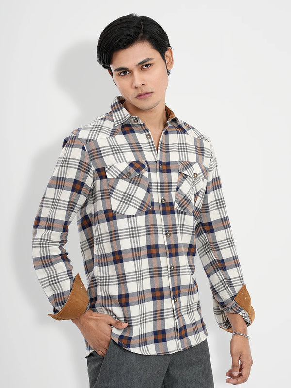 Men's Casual Full Sleeve Flannel Shirt