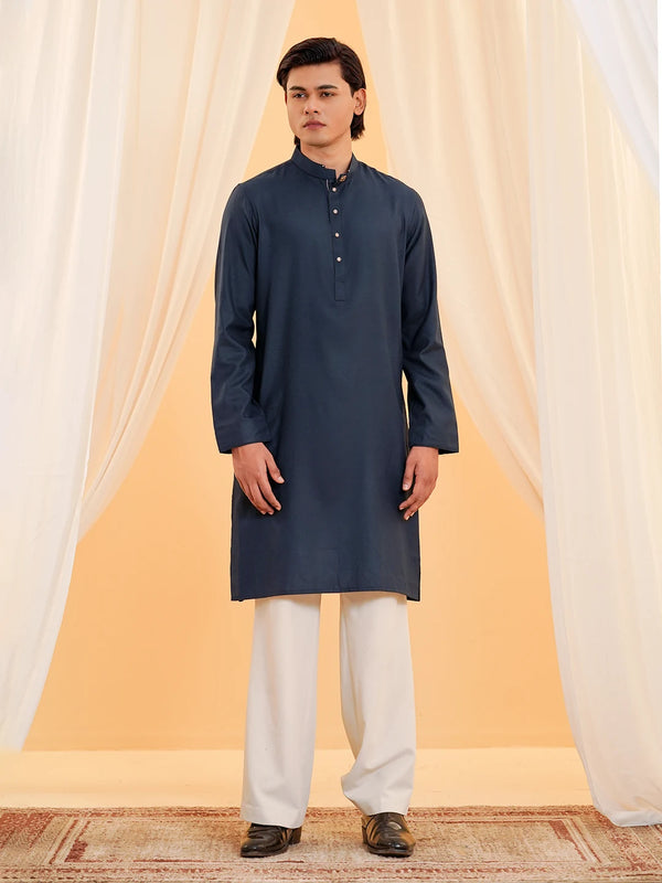 Mena's Essential Cotton Blended Regular Fit Panjabi - KLOTHEN