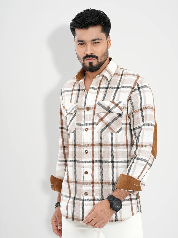 Men's Flannel Check Shacket