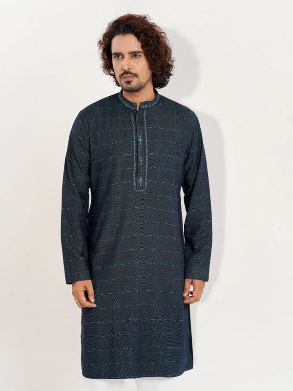 Men's Premium Embroidered Panjabi