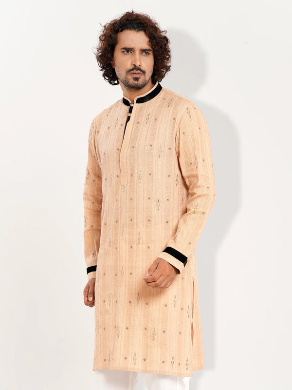 Men's Premium Karchupi Work Panjabi