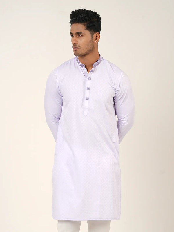 Men's Premium Karchupi Work Panjabi