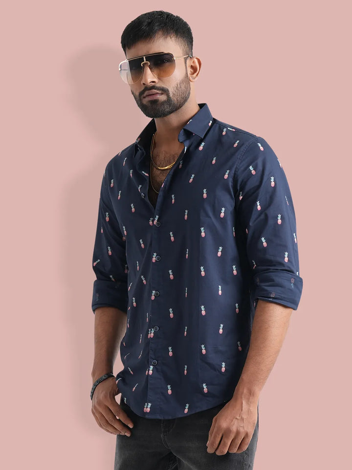 Men's Printed Casual Shirt - KLOTHEN