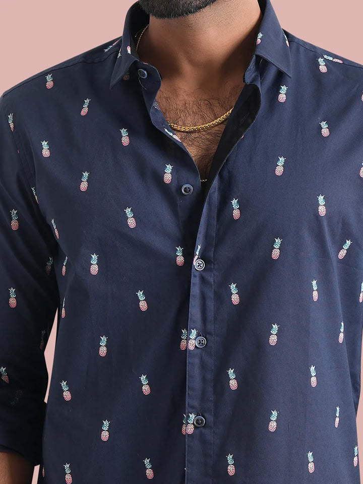 Men's Printed Casual Shirt - KLOTHEN