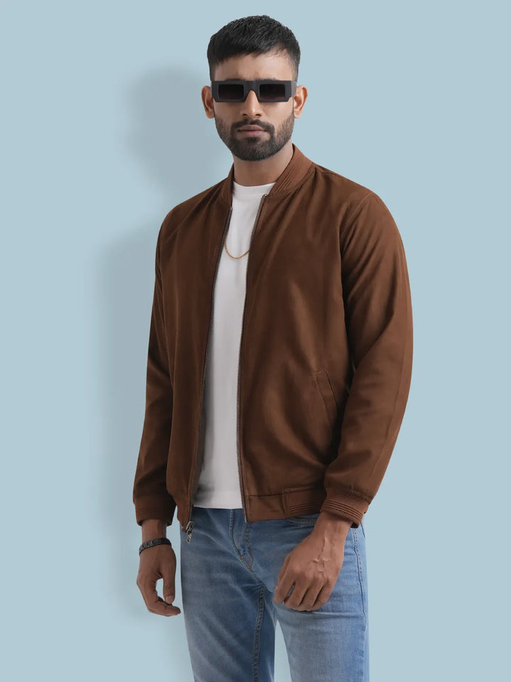 Men's Suede Leather Reverse Jacket – KLOTHEN