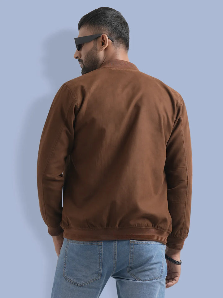 Men's Suede Leather Reverse Jacket - KLOTHEN