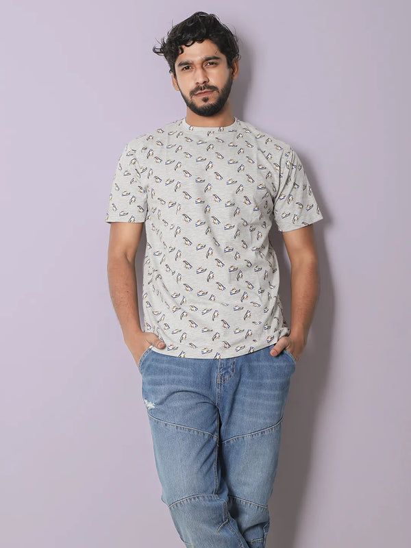 Men's Round Neck Tee - Klothen