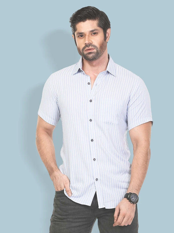 Men's Casual Half Sleeve Shirt - Klothen