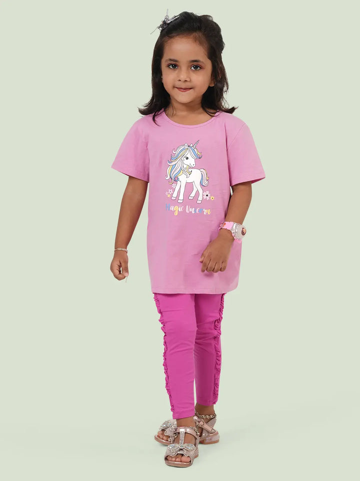 Pink Girls T-Shirt - Klothen