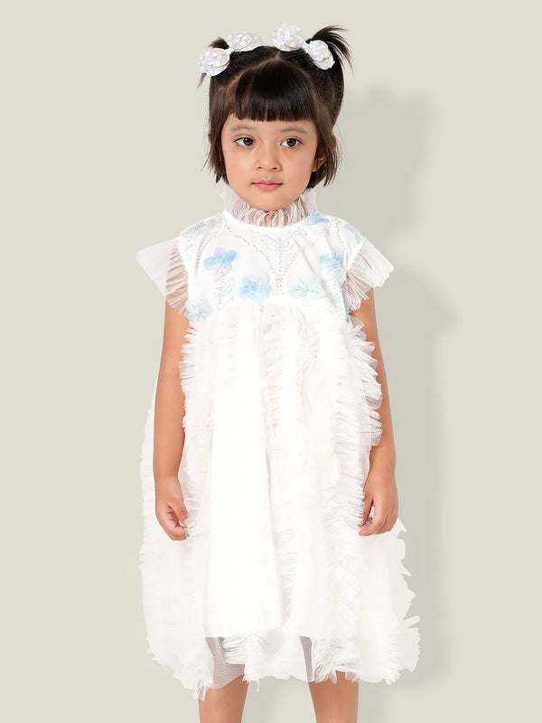 Baby Girls Ruffle Party Frock - KLOTHEN