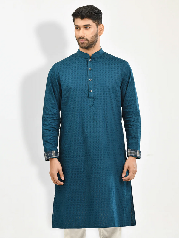 Real Teal Panjabi