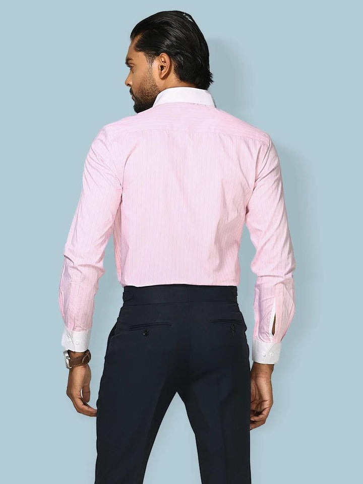 Supima Pink Formal Full Sleeve Shirt