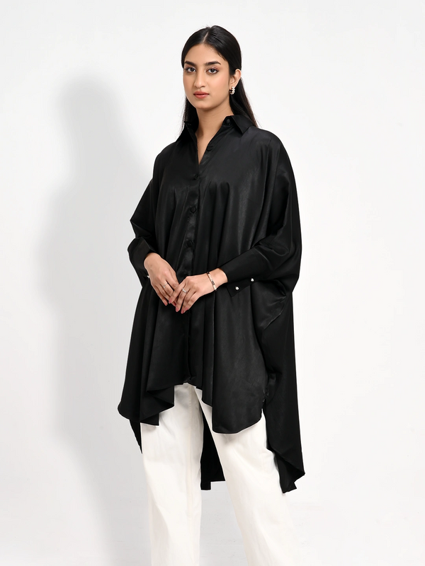 Womens'S Essential Free Size Silk Fabric Shirt