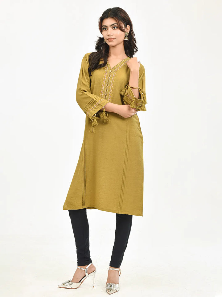 Women's Kameez | Three Pcs Set | KLOTHEN